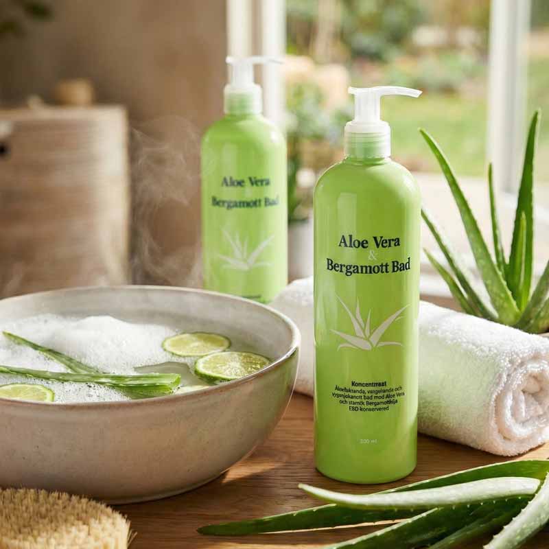 Aloe Vera Bergamotte fotbad